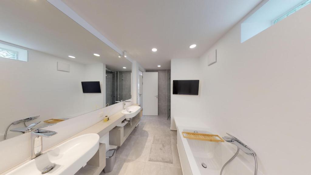 Koupelna v ubytování Lieblingsplatz Neusiedl Appartement - Entspann dich
