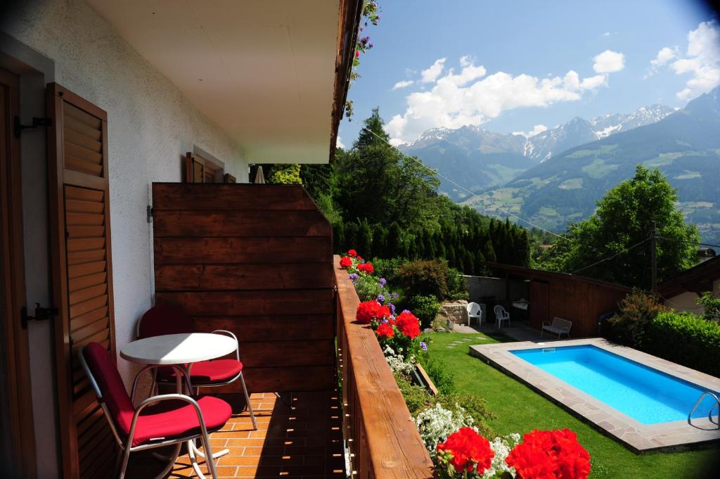 Nespecifikovaný výhled na hory nebo výhled na hory při pohledu z bed and breakfast