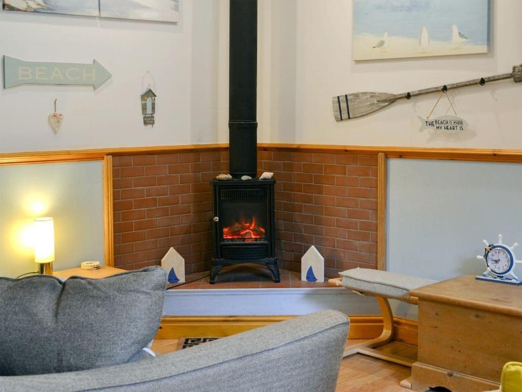 A seating area at Pebbles 