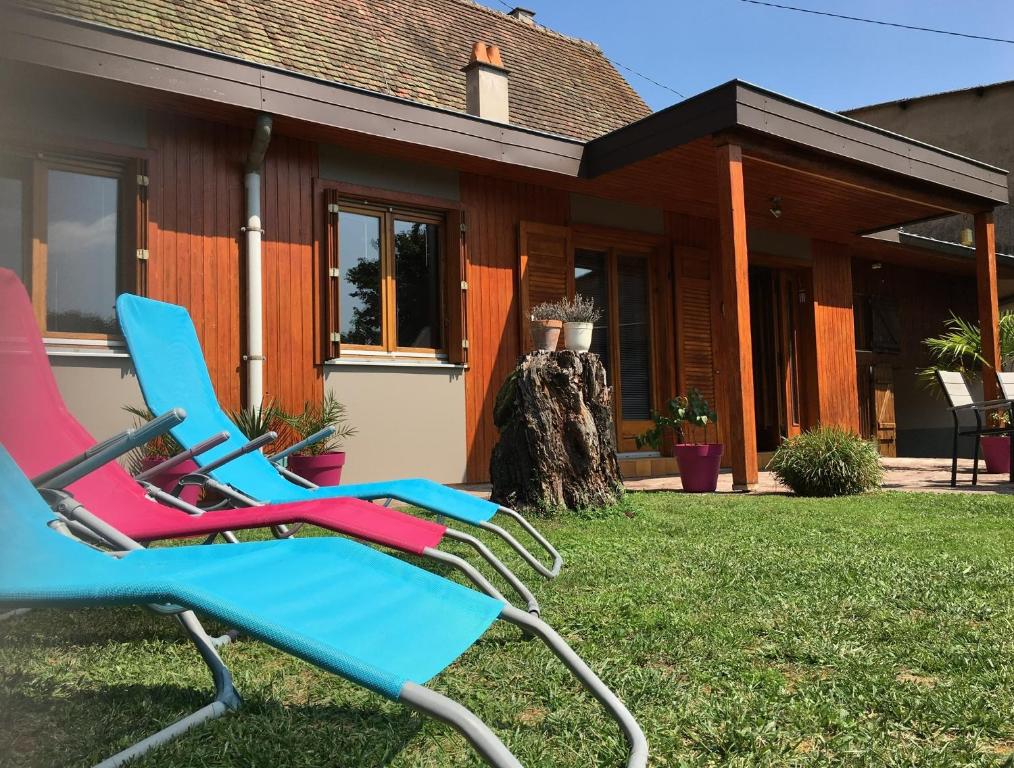 Zahrada ubytování Un petit coin d’Alsace
