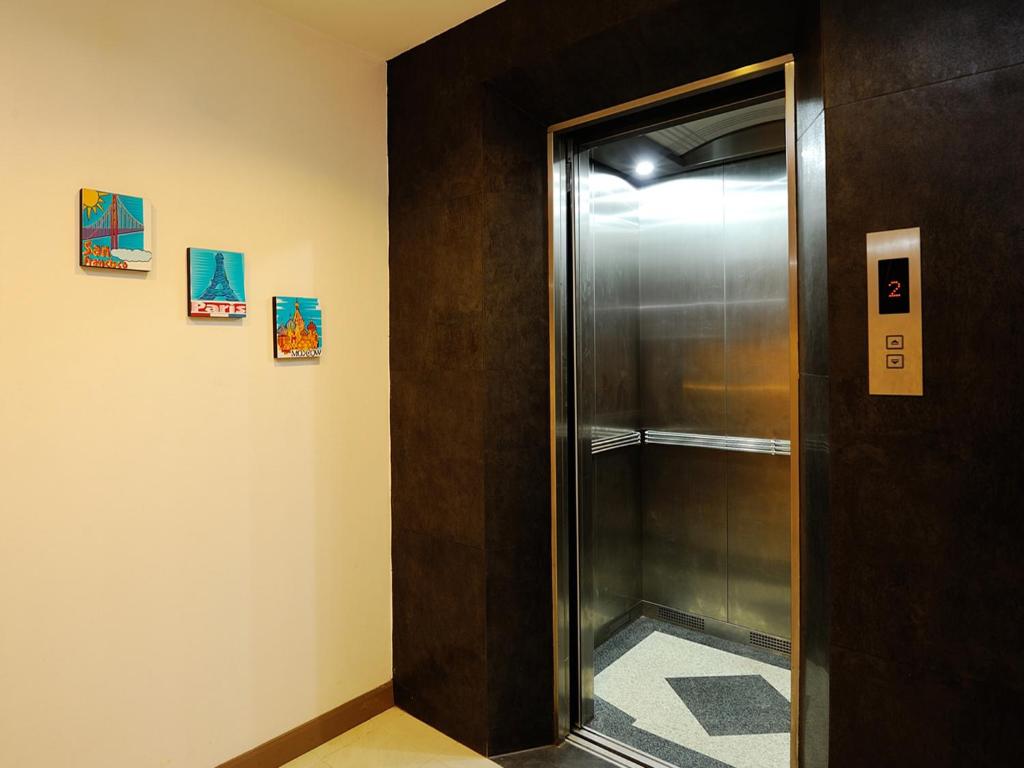Koupelna v ubytování Pimrada Hotel