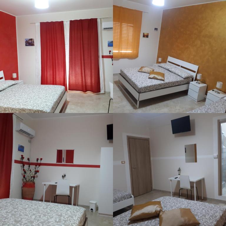 Postel nebo postele na pokoji v ubytování B&B SICILIA