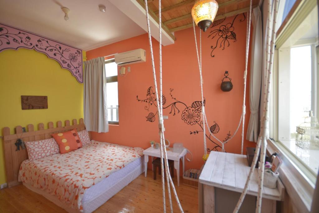 Postel nebo postele na pokoji v ubytování Sea House