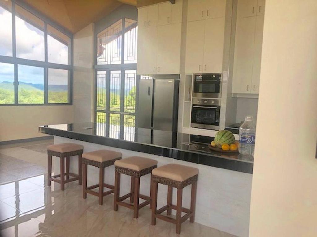 Kuchyň nebo kuchyňský kout v ubytování Bella Villa Coron