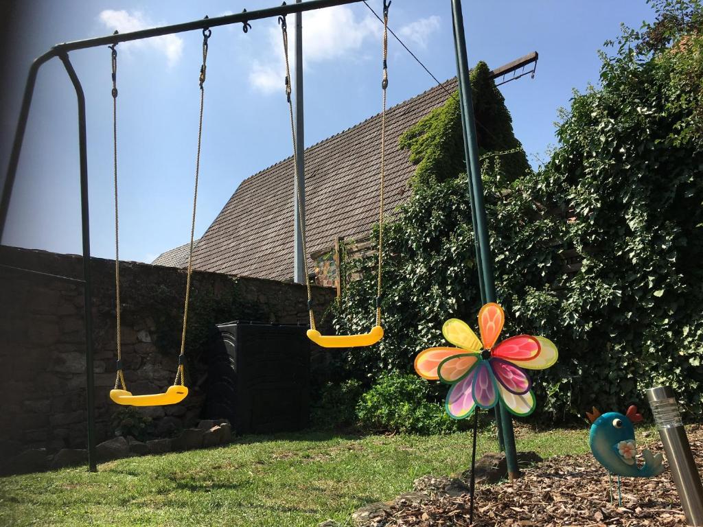Zahrada ubytování Un petit coin d’Alsace