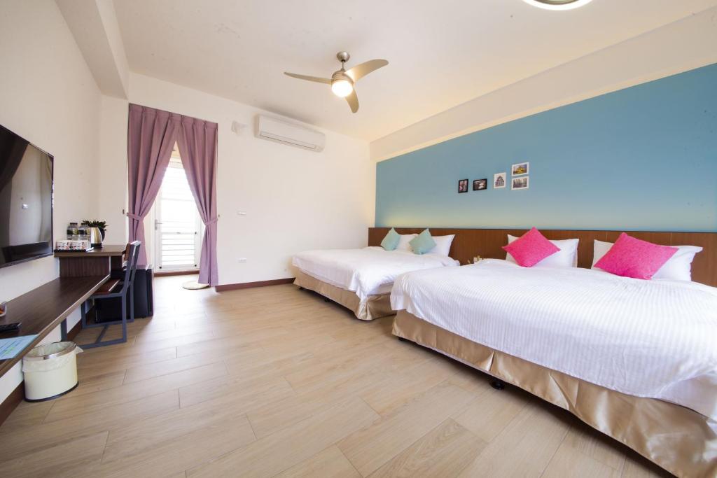 Postel nebo postele na pokoji v ubytování Brothers B&B
