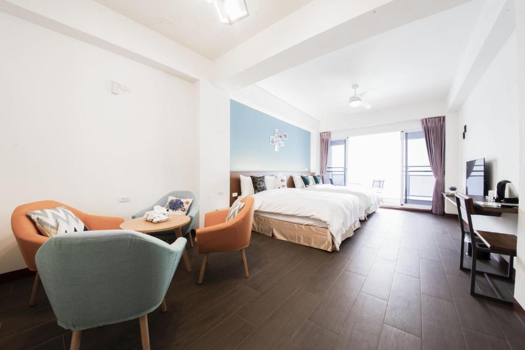 Postel nebo postele na pokoji v ubytování Brothers B&B