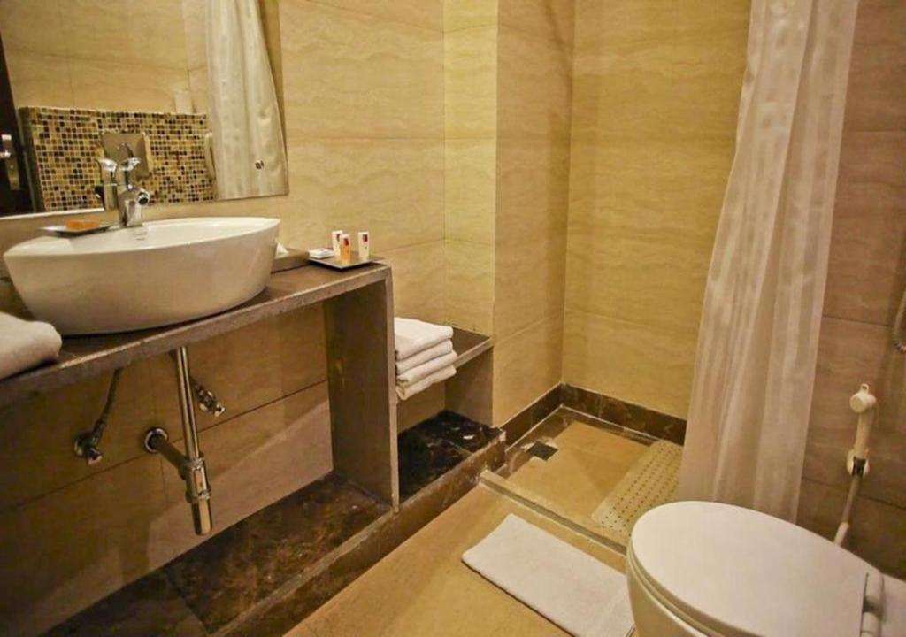 Koupelna v ubytování Hotel DS Clarks Inn Gurgaon