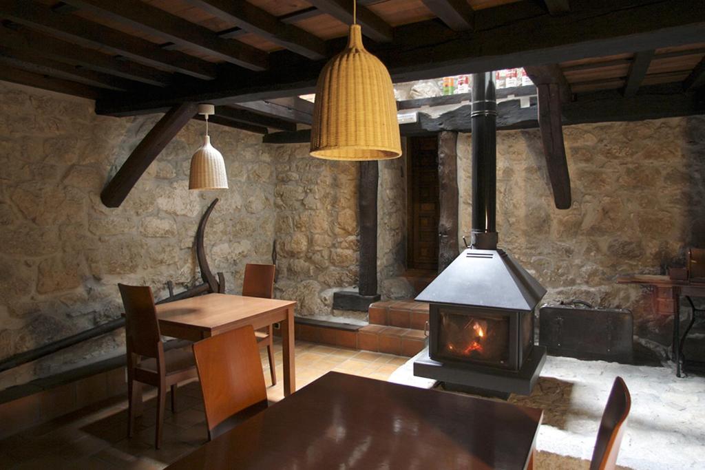 Posezení v ubytování Hotel Rural Llerau