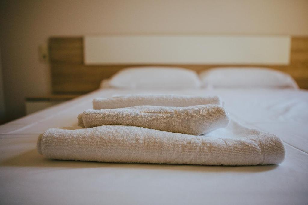 Cama o camas de una habitación en Apartamentos Ducay