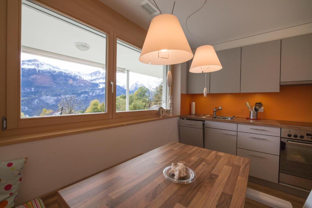 Una cocina o cocineta en Chalet Bergoase
