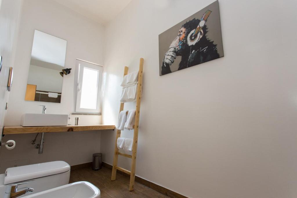 Koupelna v ubytování GUEST HOUSE IL LEONE