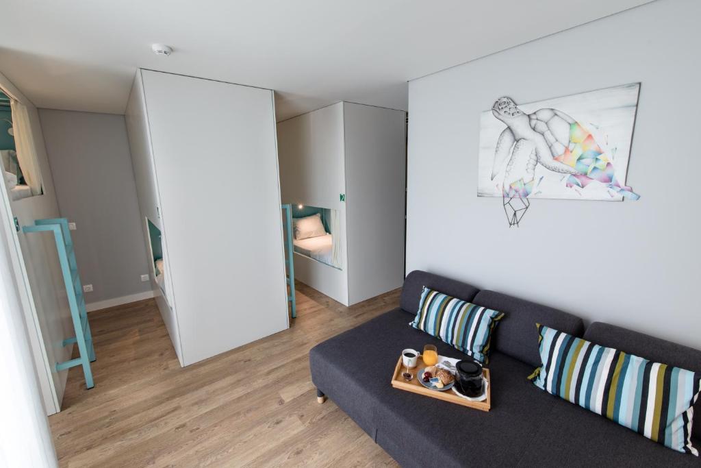 Posezení v ubytování Ilha Hostel & Suites