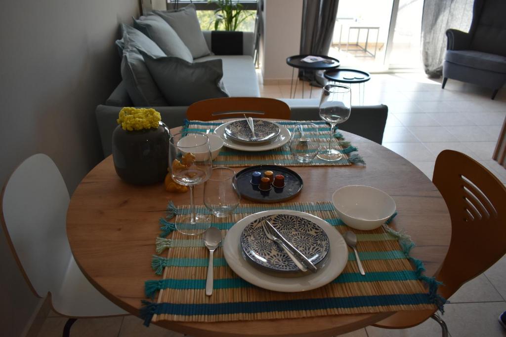 Area soggiorno di Main Square Flat - LUXURY APARTMENTS XANTHI LAX