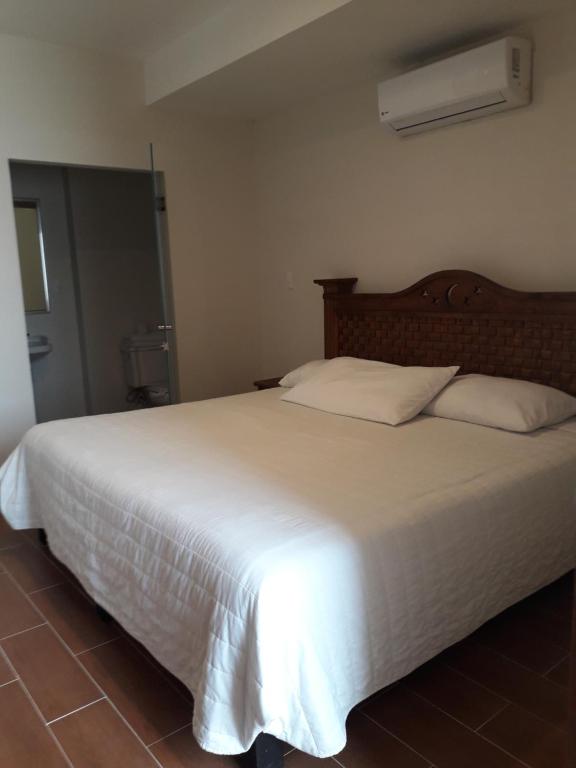 Postel nebo postele na pokoji v ubytování Hotel Purisima Concepción