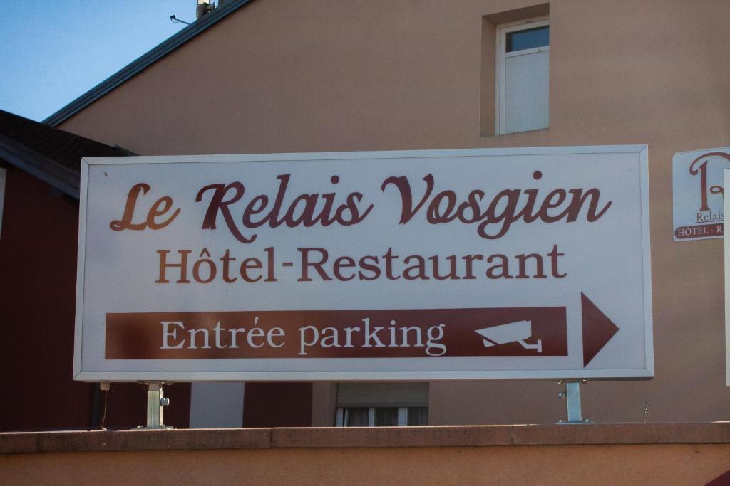 Certifikát, hodnocení, plakát nebo jiný dokument vystavený v ubytování Relais Vosgien - Hôtel Restaurant "la Table de Sophia"