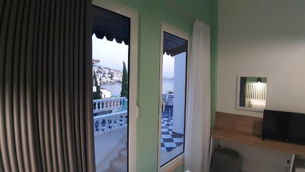 Balkón nebo terasa v ubytování Bistrica Hotel