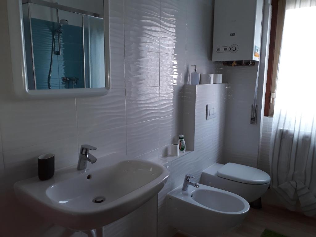 Koupelna v ubytování Casa di Ica