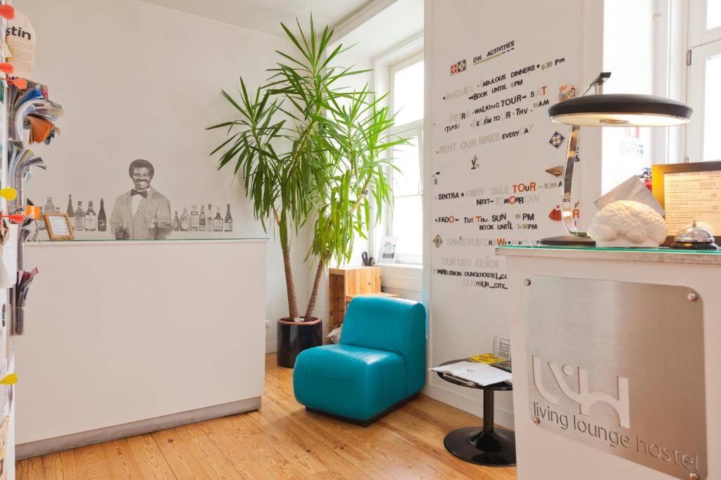 Posezení v ubytování Living Lounge Hostel