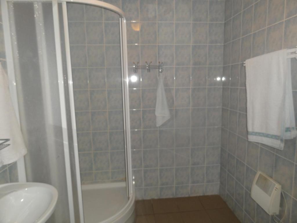 Koupelna v ubytování Hotel Rebir