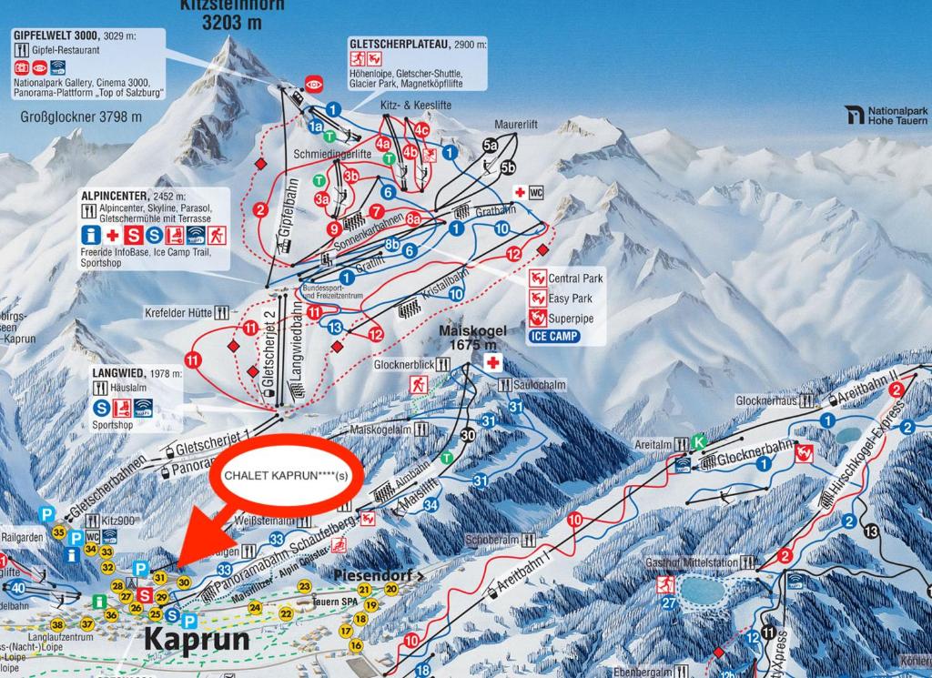 Fotografie z fotogalerie ubytování Chalet Kaprun v Kaprunu