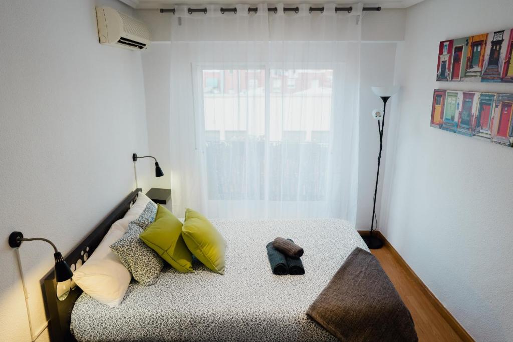 Postel nebo postele na pokoji v ubytování Apartamento Moderno, Madrid Centro