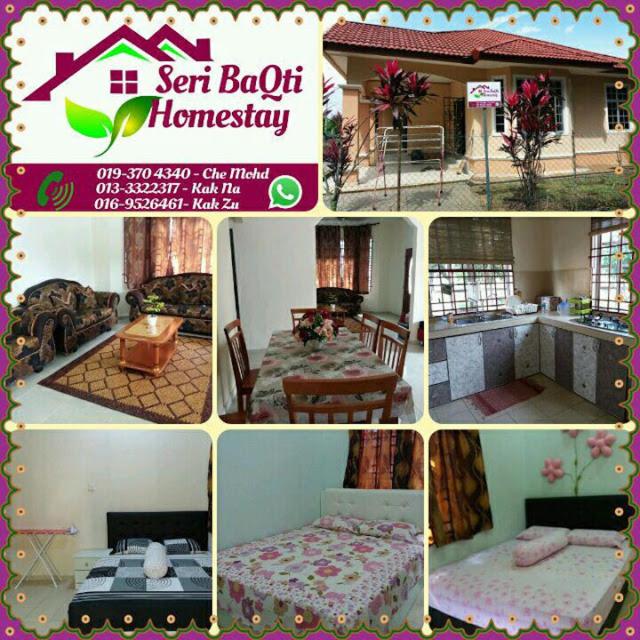 a collage of pictures of a house at Seri Baqti Homestay in Tanah Merah