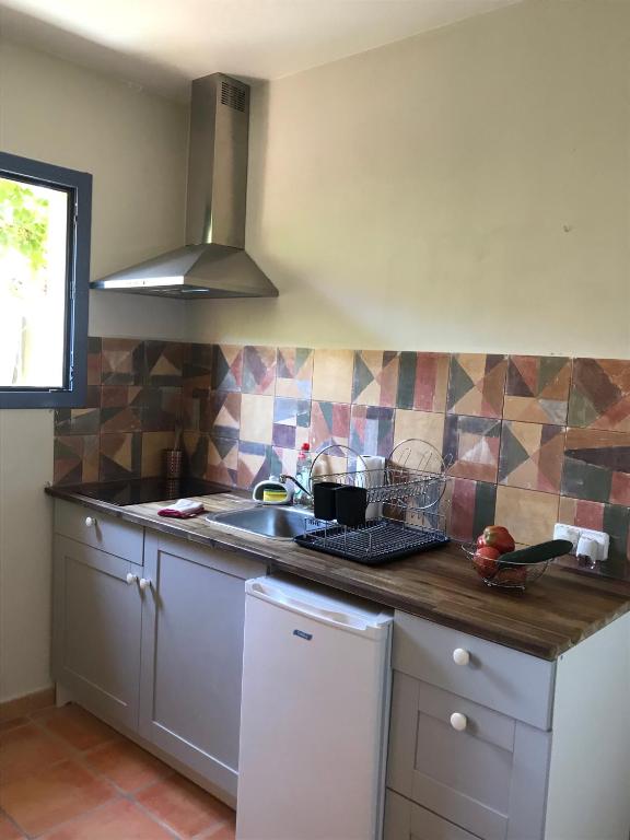 Kuchyň nebo kuchyňský kout v ubytování La terraza