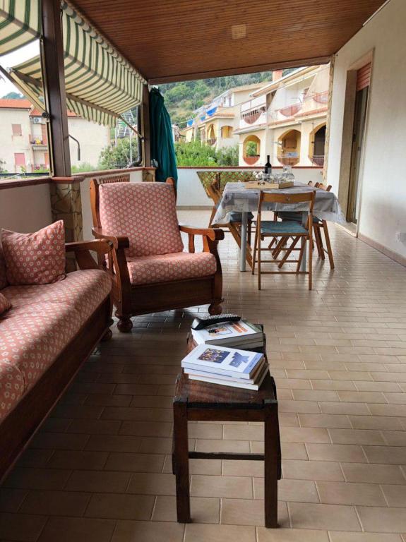 Posezení v ubytování La Terrazza di Carmen e Fausto
