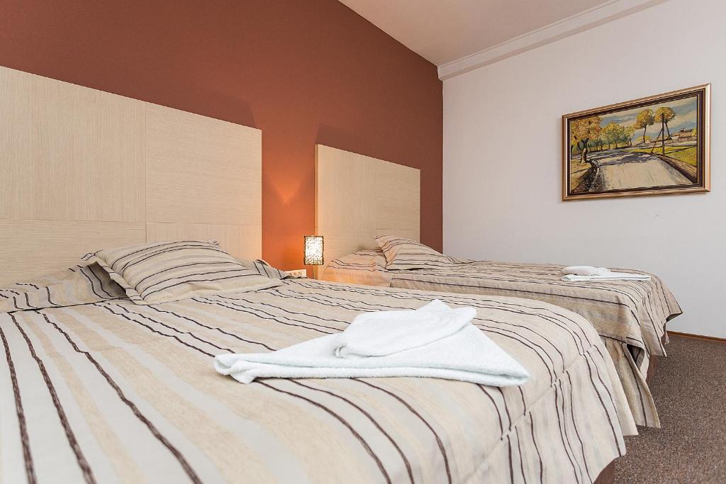 Postel nebo postele na pokoji v ubytování Hotel Dominus