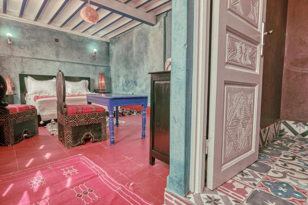 Letto o letti in una camera di Riad Beldy