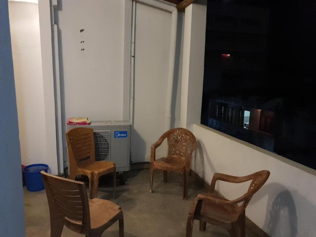 Balkón nebo terasa v ubytování Trellis Homes