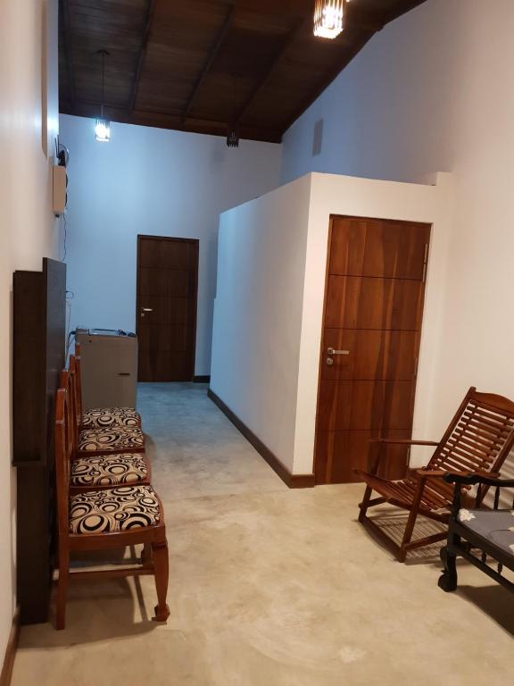 Posezení v ubytování Trellis Homes