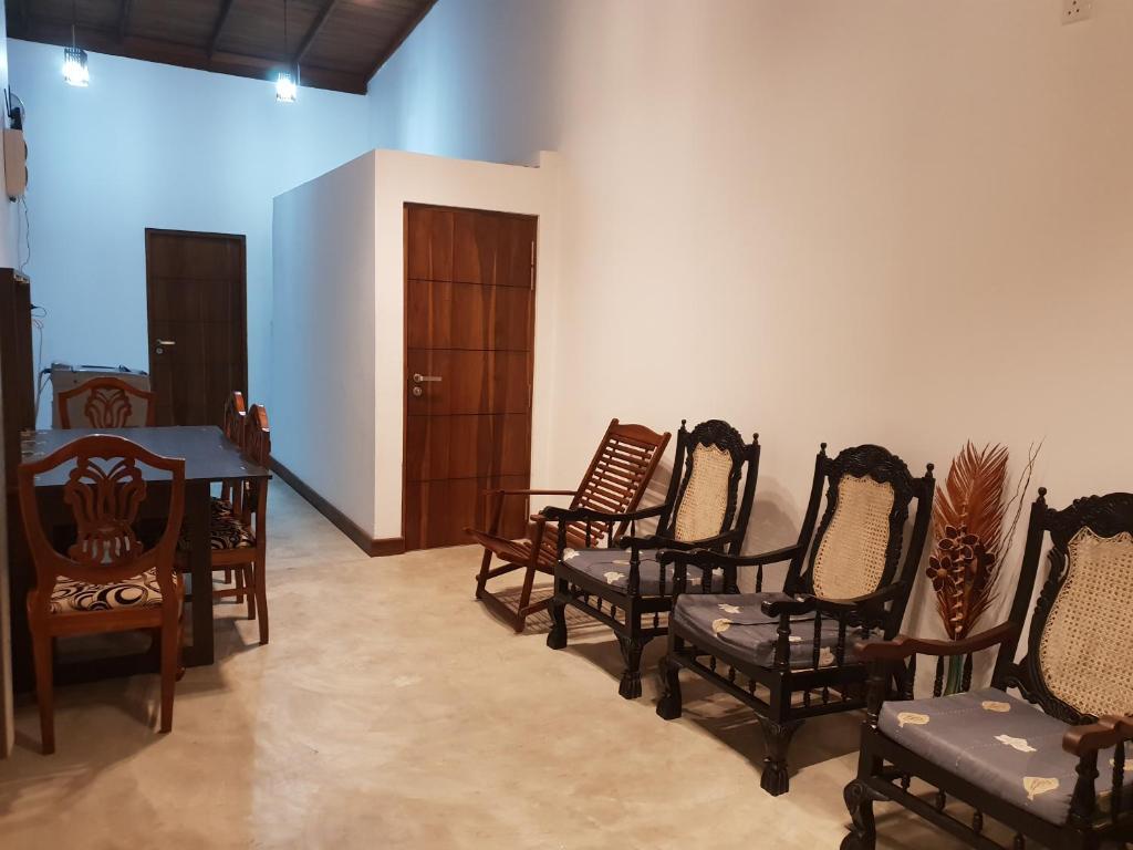 Posezení v ubytování Trellis Homes