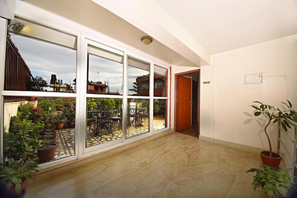 Balkón nebo terasa v ubytování Hotel Osho Home