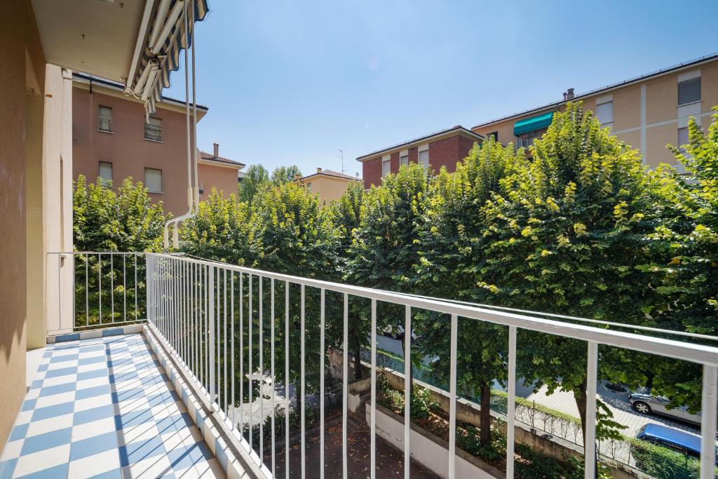 A balcony or terrace at Sant'Orsola Colorful Huge Apartment