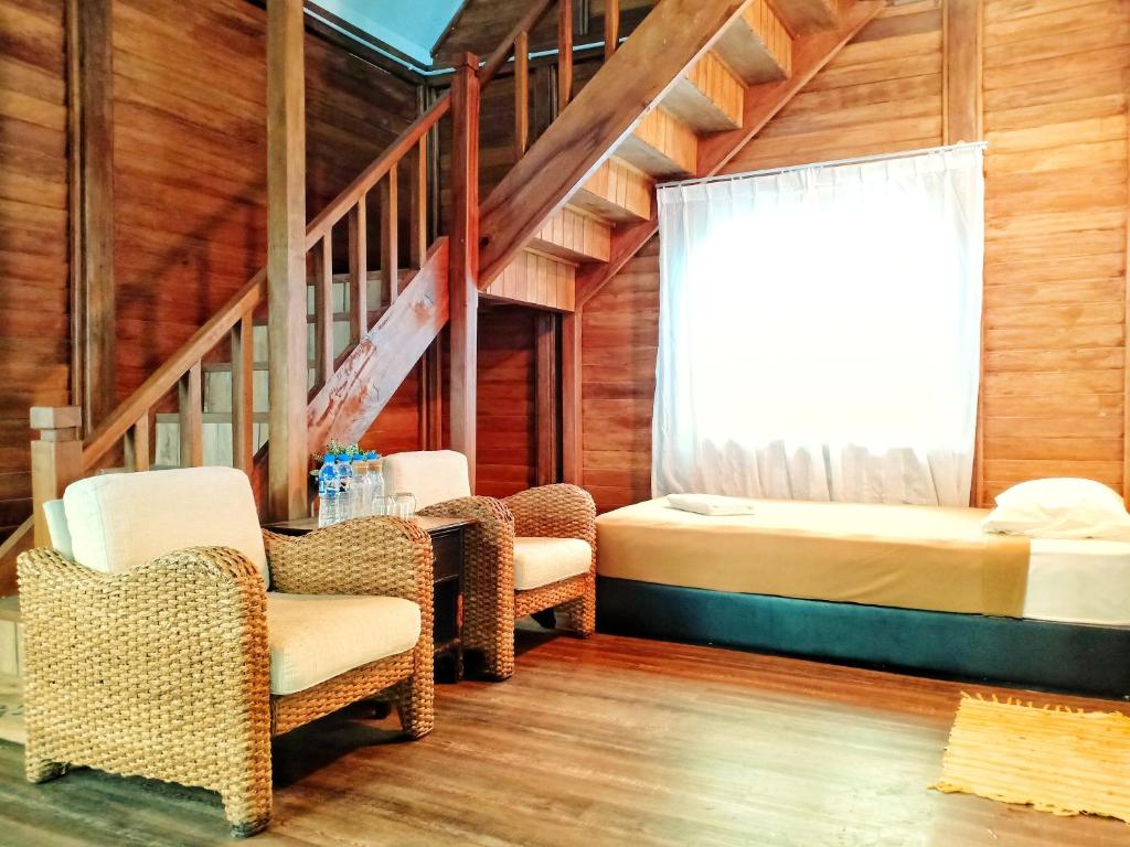 Posezení v ubytování Bayu Lestari Island Resort