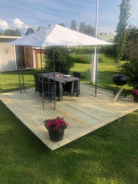 Zahrada ubytování Villa Lillhärdal