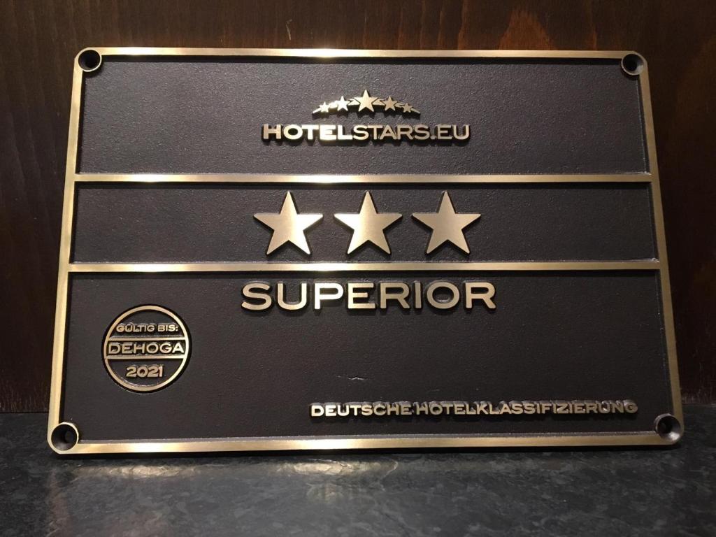 Certifikát, hodnocení, plakát nebo jiný dokument vystavený v ubytování Hotel Löwenstein