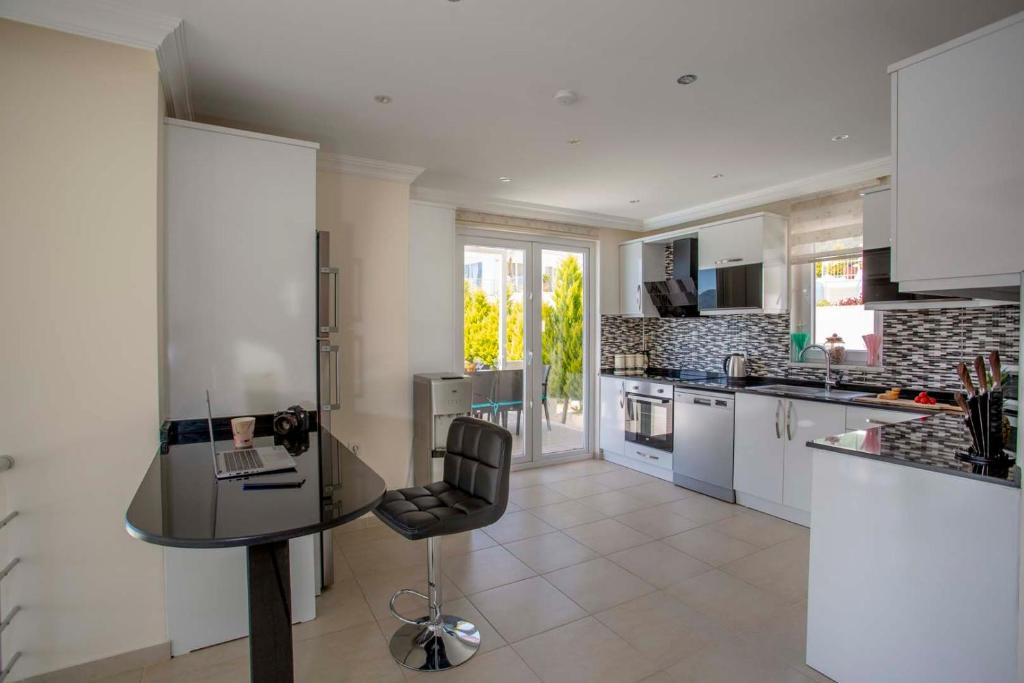Kuchyň nebo kuchyňský kout v ubytování ORKA RESIDENCE VILLA 3