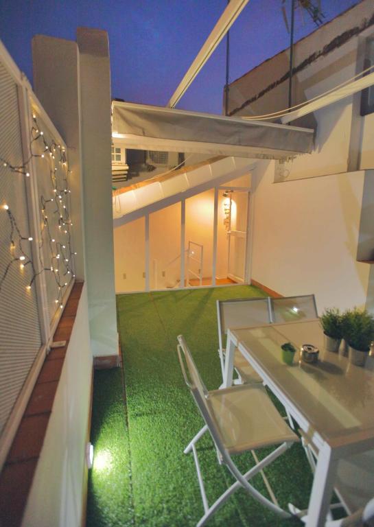 A patio or other outdoor area at Casa con Terraza San Fernando