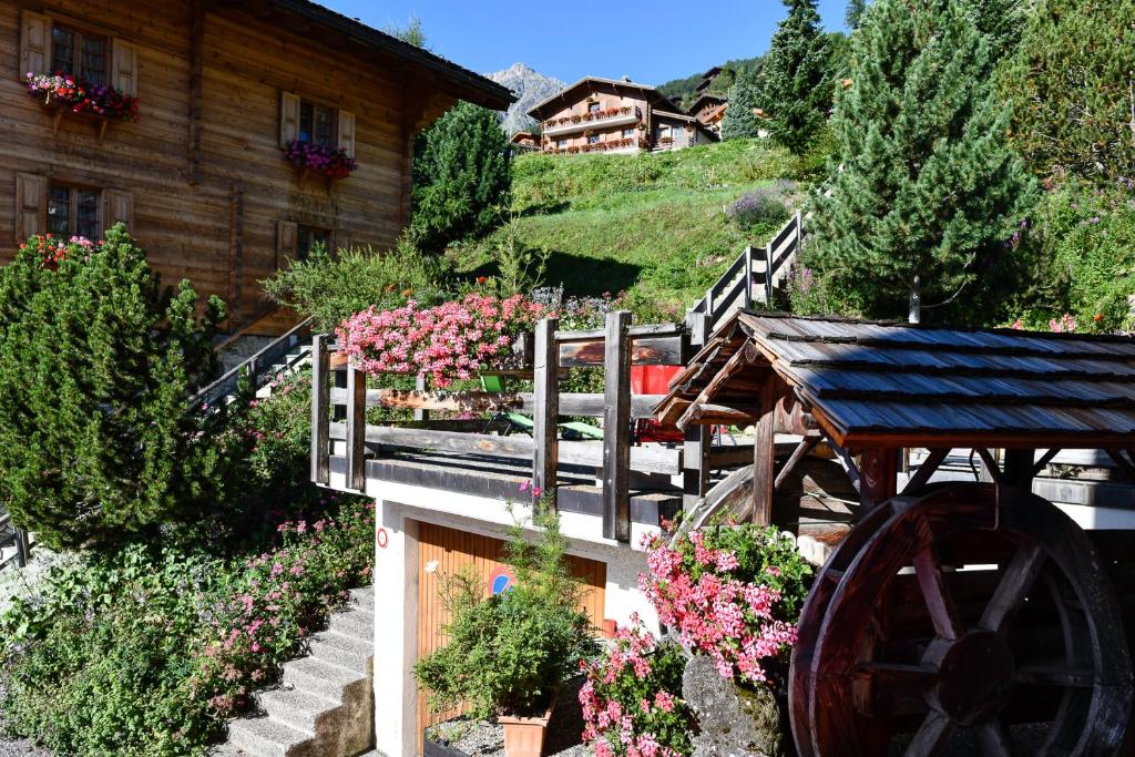 Zahrada ubytování Hotel de Moiry Supérieur