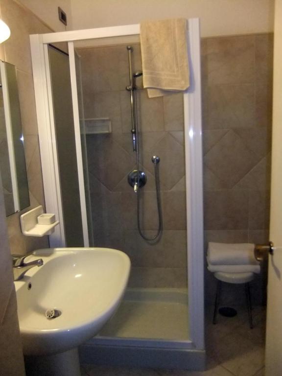 Koupelna v ubytování Hotel Biancamaria