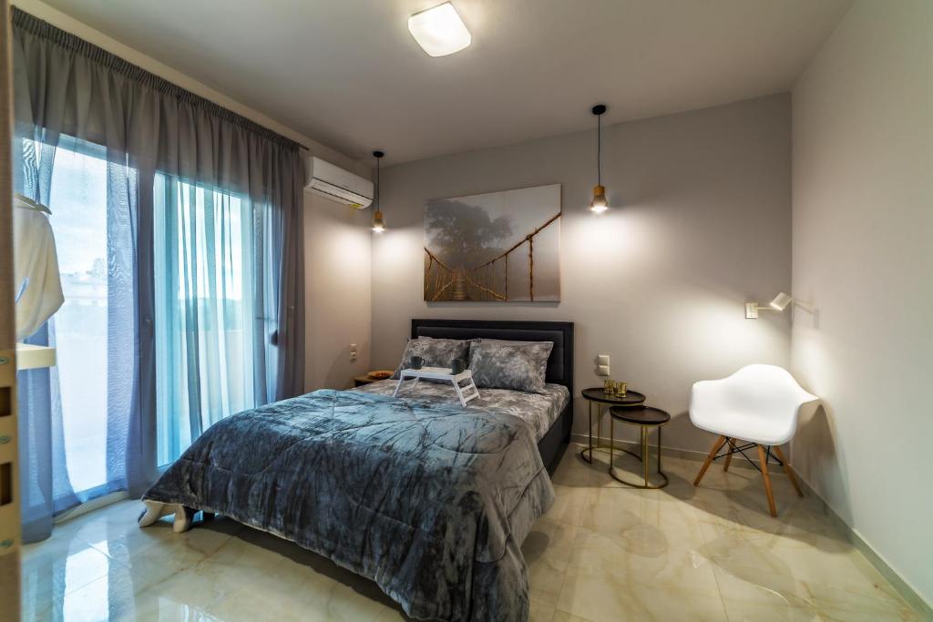 A bed or beds in a room at Modern Flat