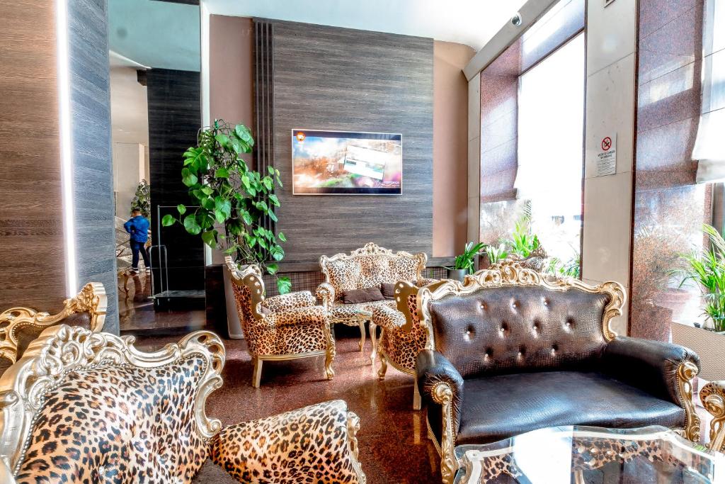 Posezení v ubytování Canova Hotel
