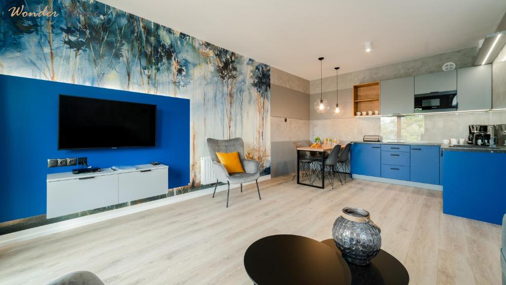Wonder Home - Apartamenty z widokami i blisko szlaków - w spokojnej części Karpacza - Appartement D'une Chambre (Indygo)