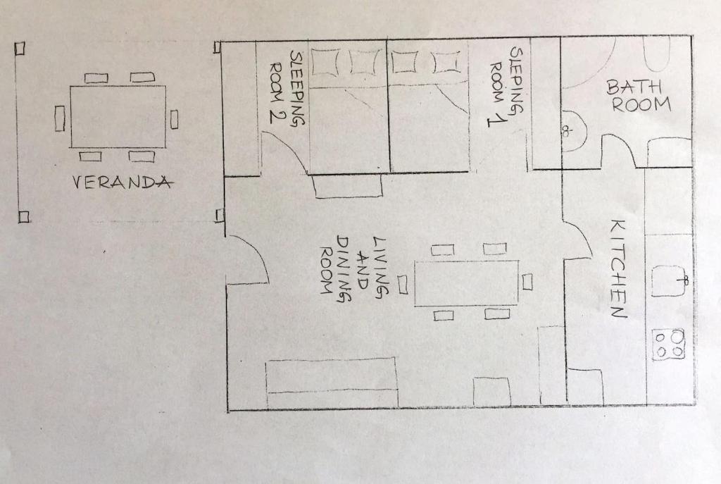 Plan piętra w obiekcie SEASIDE VACATION RENTAL 4TUNA