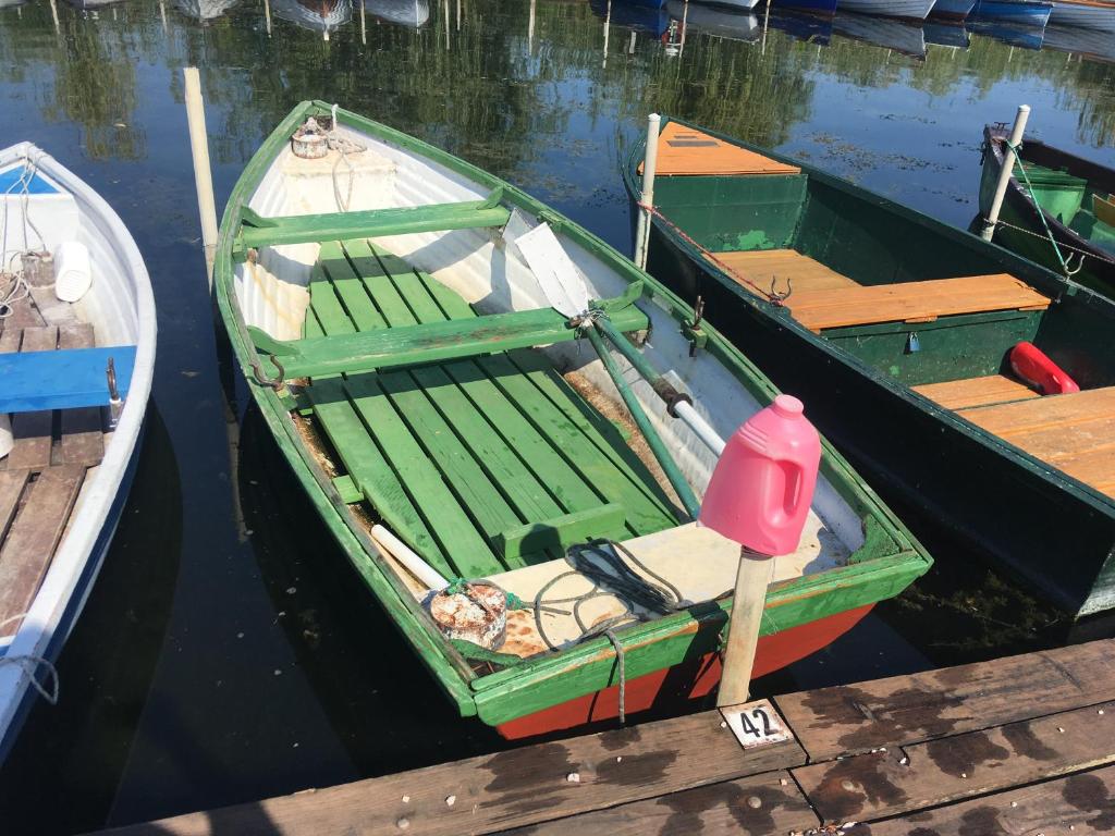 Výhled na řeku, která protéká v blízkosti venkovského domu