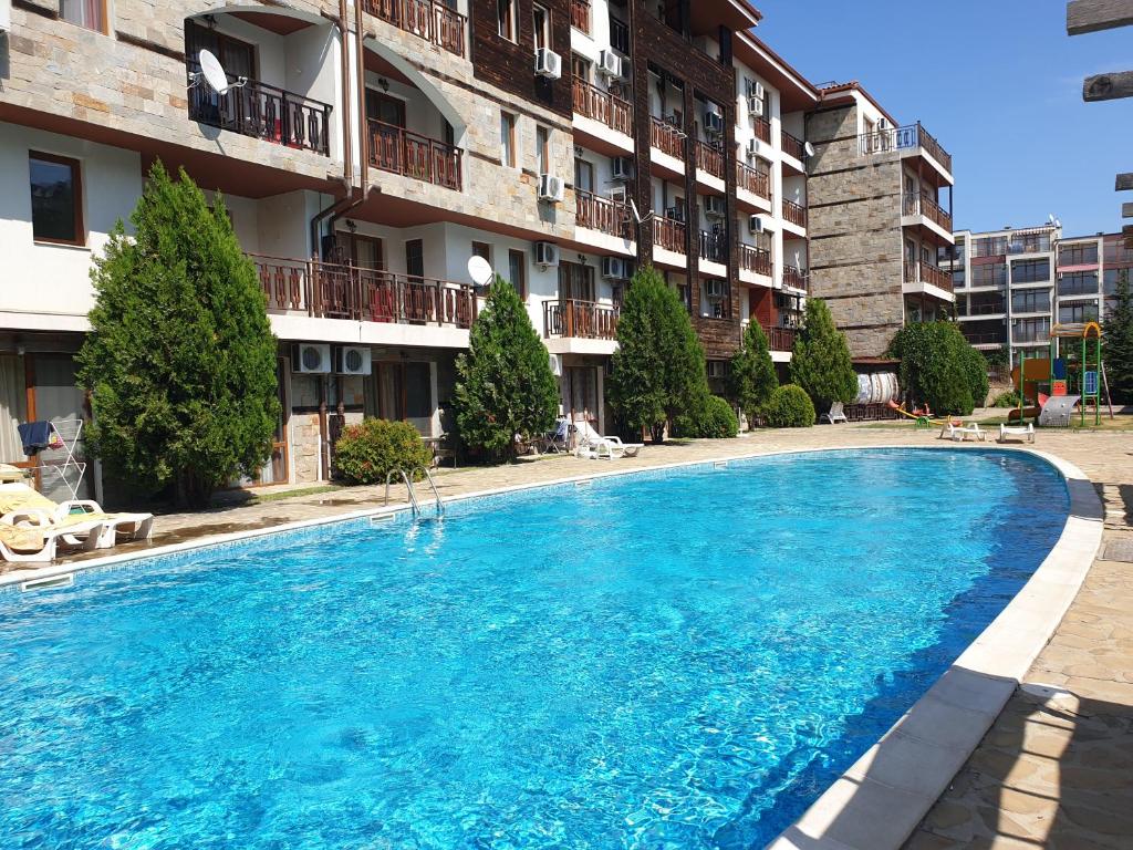 Bazén v ubytování MitProt Panorama Bay 2 luks apartment 102 nebo v jeho okolí