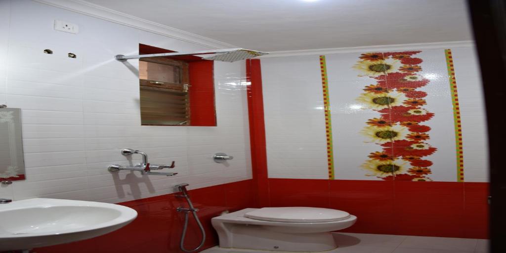 Koupelna v ubytování Hotel Kismat Mahal